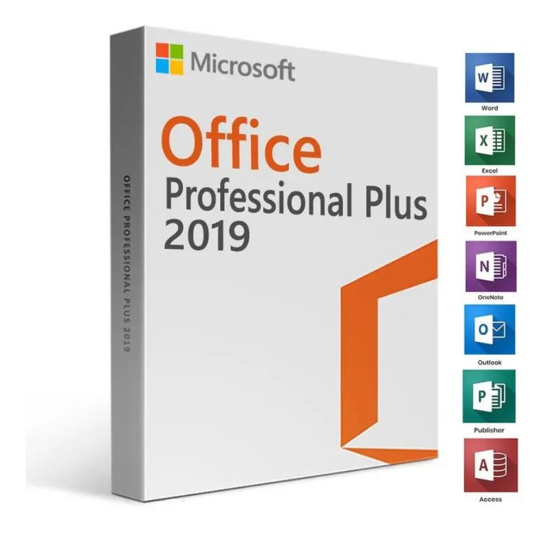 Office 2019 Professional Plus 32/64 Bit 3/PC (Windows) No MAC
