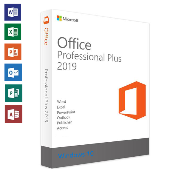 Office 2019 Professional Plus 32/64 Bit 2/PC (Windows) No MAC